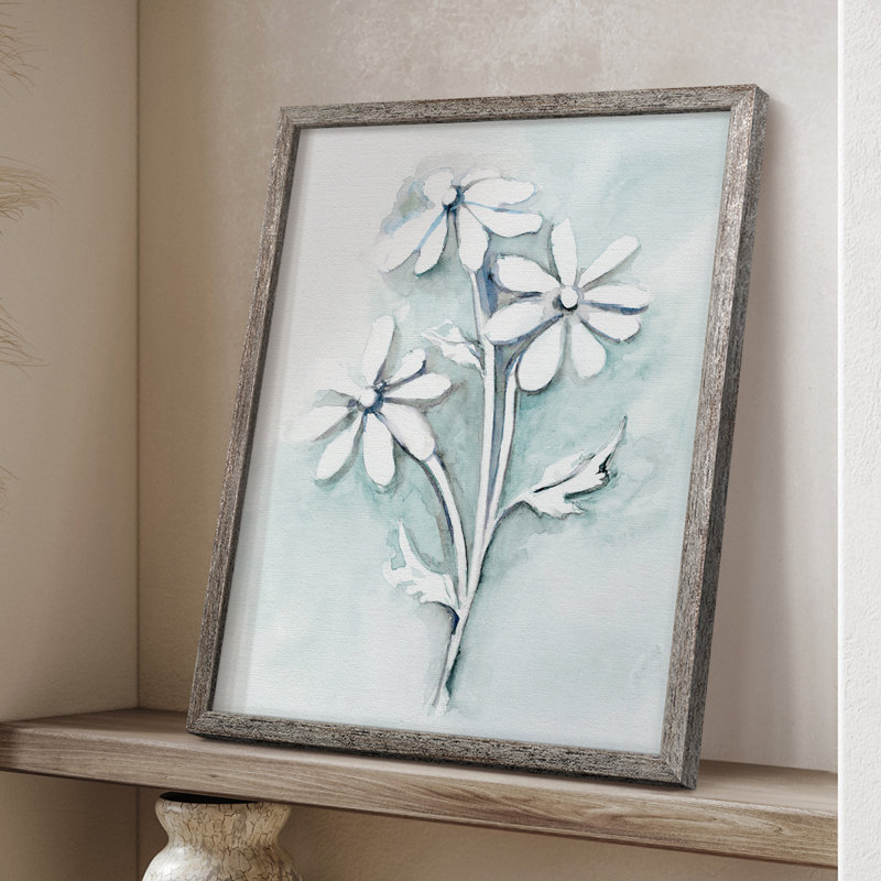 Bohemian Blue II Framed Print - Solid Wood 48177, 21" H x 17" W