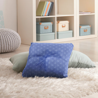 Coussin de sol zig zag classique