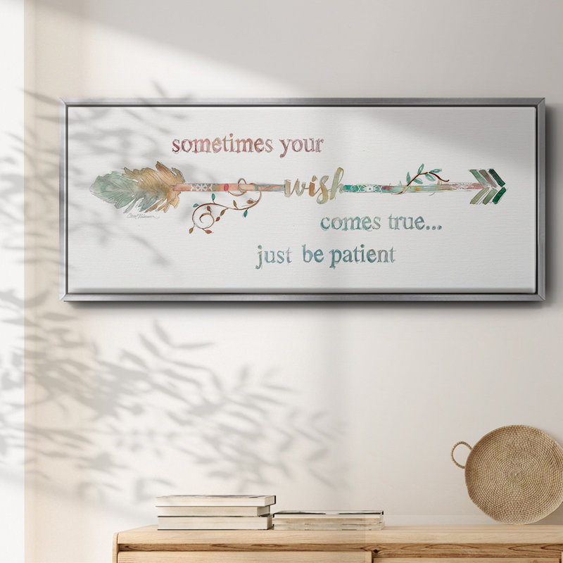 Wishing Arrow- Framed Canvas