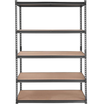 Étagère de rangement à 5 tablettes de qualité commerciale - Tablettes métalliques réglables pour garage / garde-manger d'une capacité de 2 000 lb VEVOR