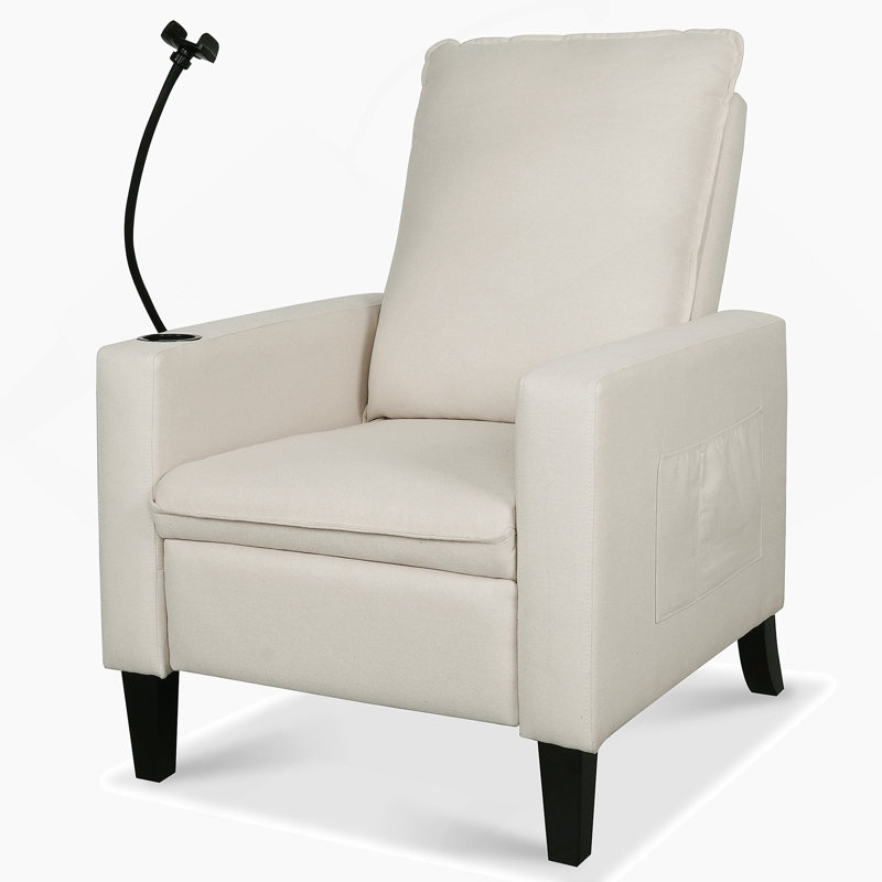 Comfortable Adjustable Recliner Chair For Relaxation, Enhancing Home Comfort, Beige