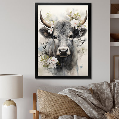 Lamberry, art asiatique, vache Sumi XIII