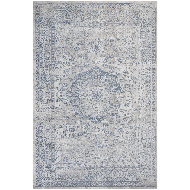 Tapis oriental gris clair Riverdale, Rectangle 3 pi 3 po x 5 pi