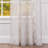 Geometric Semi Sheer Rod Pocket Curtain Panel-13174980-13174971