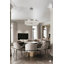 Lustre rond en cristal transitionnel à DEL-273550575-383400055