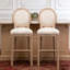 Tabourets de bar en bois Country