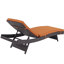 Chaise longue d'extérieur en rotin Convene-1853069802