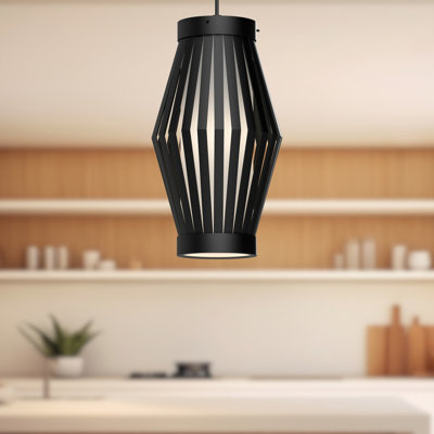 Luminaire suspendu géométrique à 1 lumière Phineas