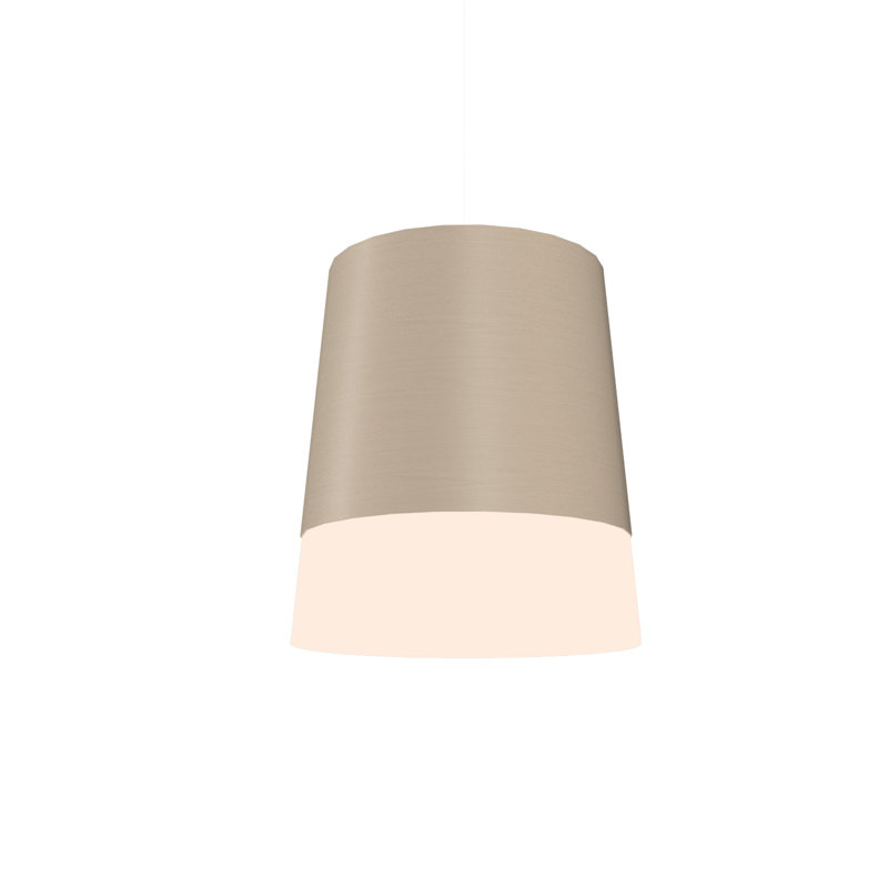 Cônico 1 - Light Pendant, Organic Gold, Organic Gold, 12.99" H x 10.83" W x 10.83" D