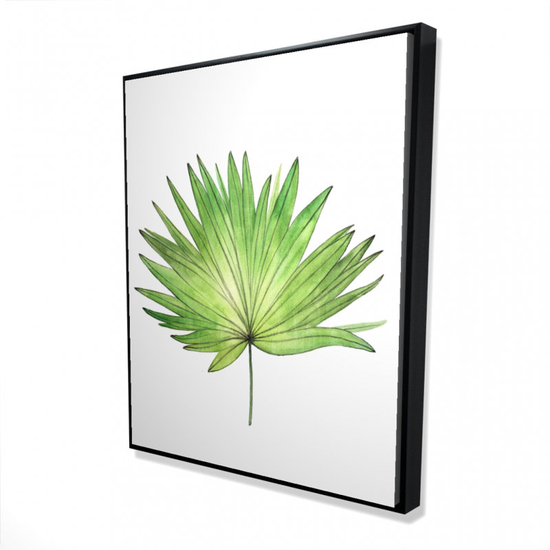 Petticoat Palm Print On Canvas