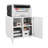 Home Office Printer Stand With Wheels, Printer Tables With File Door  Mobile Lateral Filing Cabinet With Open Storage Shelf For Letter/Legal/A4 Size Files-1025336406