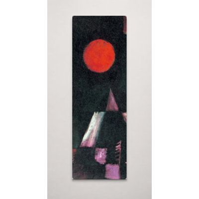 Pleine lune, art mural sur toile haute nuit