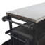 Chariot de barbecue mobile avec abattant pliable-124639170