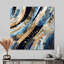 Summer River Glam Sparkling Gold - vagues, impression d'art mural-946395853-946395849