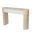 Console en bois avec deux tiroirs cachés
