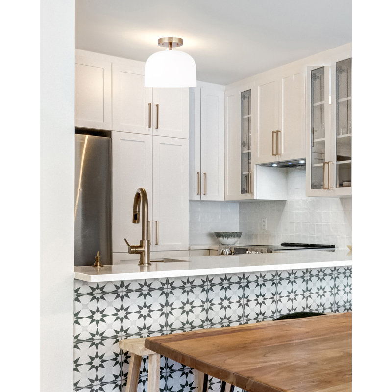 Dewit Glass Flush Mount