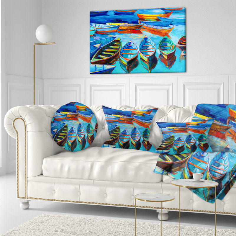 Coussin lombaire en bateau seascape