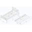 Structure de lit en bois massif Gotar-234002165