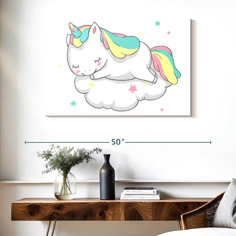 Ashelle Sleepy Unicorn, H 26 po x l 39 po