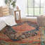 Jaipur Living Afri JIN03 Handknotted Medallion Pink and Teal Runner Rug (3'x10')-1066387153