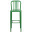 Tabouret de comptoir de 24 po en métal de qualité commerciale avec repose-pieds Carouthers par Flash Furniture-70482175-33123342
