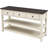 Console Table, 50 Inch Retro Sofa Table with 3 Storage Drawers and 2-Tier Open Storage Shelf Entryway Table for Living Room, Kitchen, Entryway, Hallway-65928588