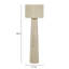 Lampe sur pied au sol