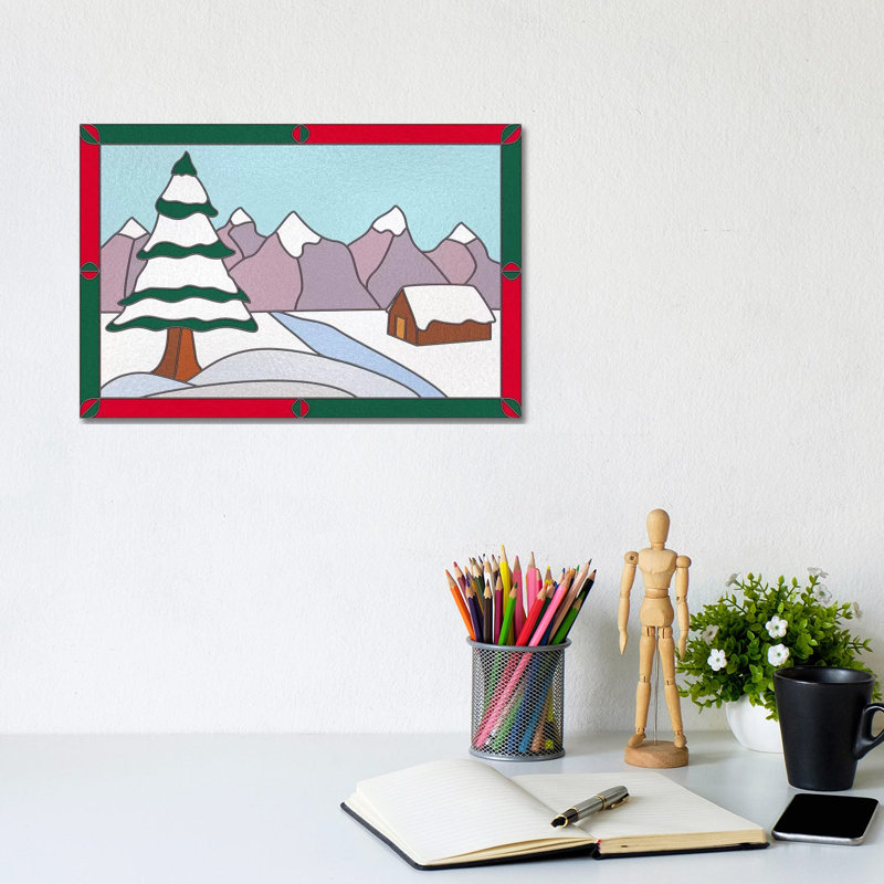 Snowy Terrain by 5by5collective - Wrapped Canvas Print, 20.32 cm H x 30.48 cm W