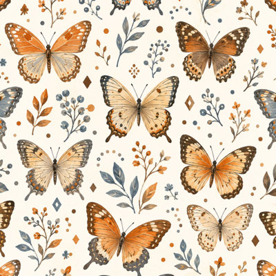 Papier peint auto-adhésif à motif de papillons multicolores à motif de papillons multicolores et à peler, coller 24 po x 118 po