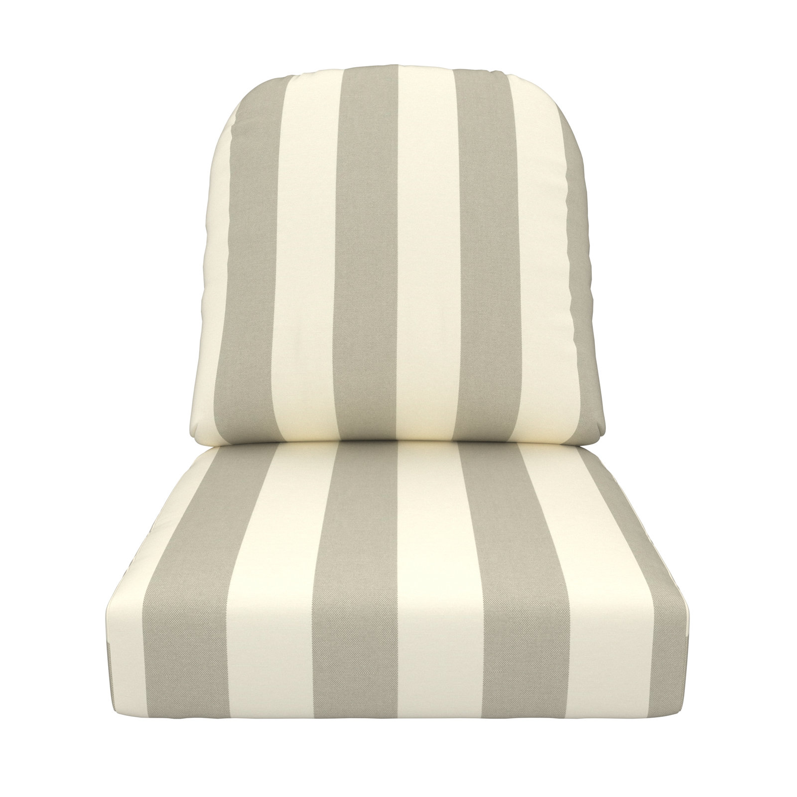 Amala Outdoor Sunbrella® Seat/Back Cushion, Sunbrella Solana Seagull