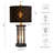 25" Table Lamp Set with Night Light & USB Charging (set of  2)-758323952