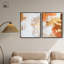 «Golden Bronze Ripple Duo», ensemble de 2 reproductions d'art encadrées par Art Remedy, cadre argenté, 20 x 24-1663934465-1663934472