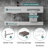 32'' Wall Mounted Resin Bathroom Sink with Adjustable Dual-Layer Design-116480832