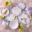 Ensemble de 4 assiettes à pain et beurre / amuse-gueules Noritake Bloomington Road, bleu, 6,25 po