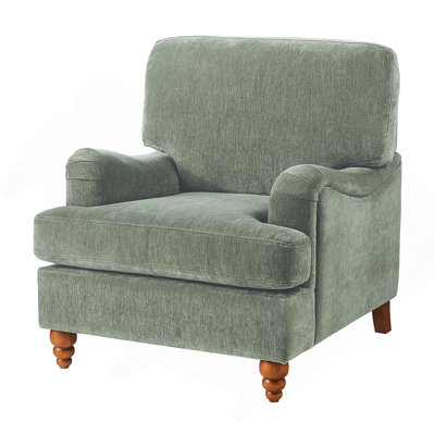 Fabric Arm Chair In Sage