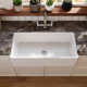 Grove 36" L X 18" W Fireclay Rectangular Single Bowl Farmhouse Kitchen Sink with Grid and Strainer