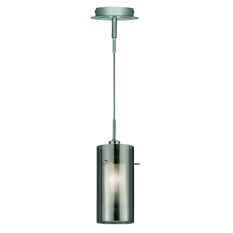 Basil 1 - Light Cylinder Pendant, Chrome