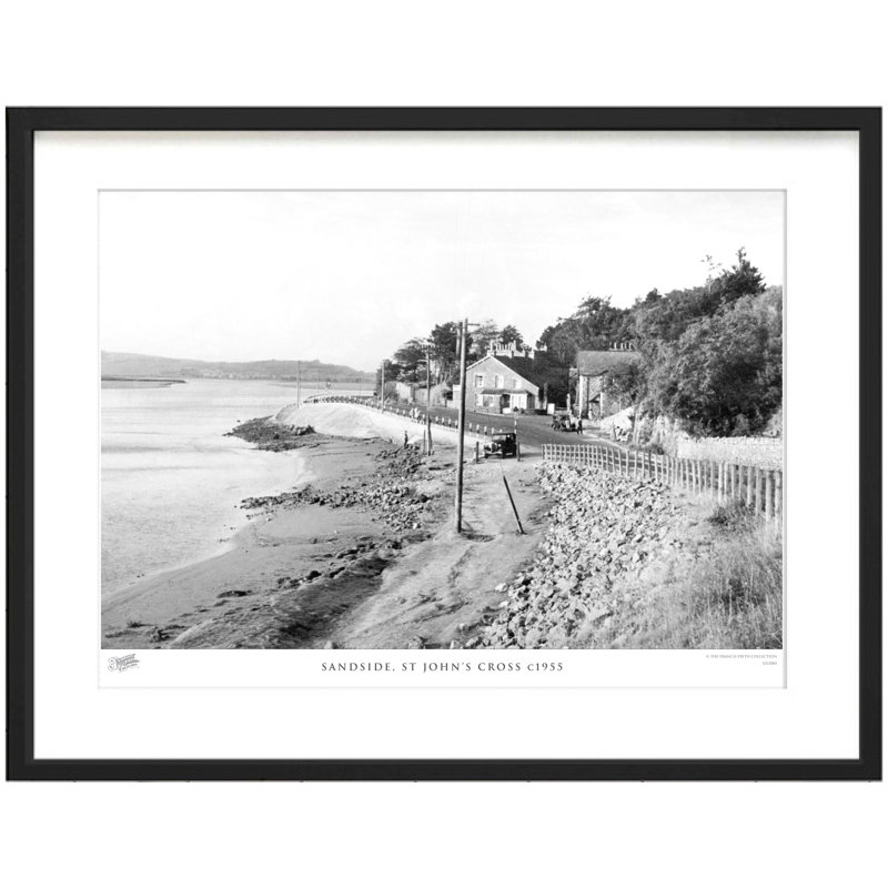 Sandside, St Johns Cross C1955 - Single Picture Frame Print, 40cm H x 50cm W x 2.3cm D