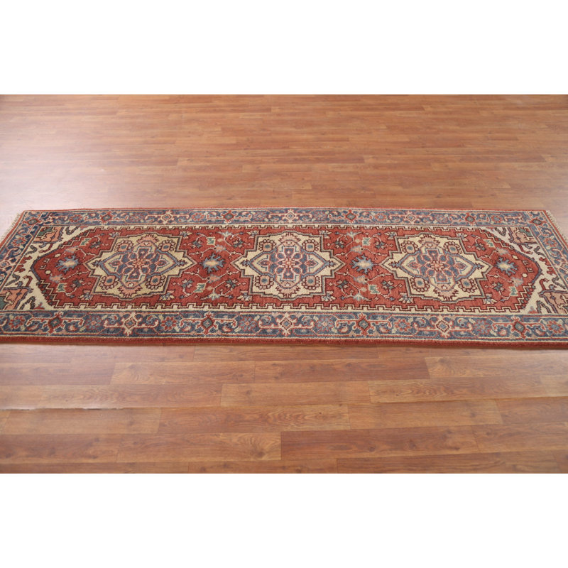 Tapis de couloir oriental géométrique 3x8