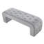 Banc rembourré de 52 po en velours-1756562749