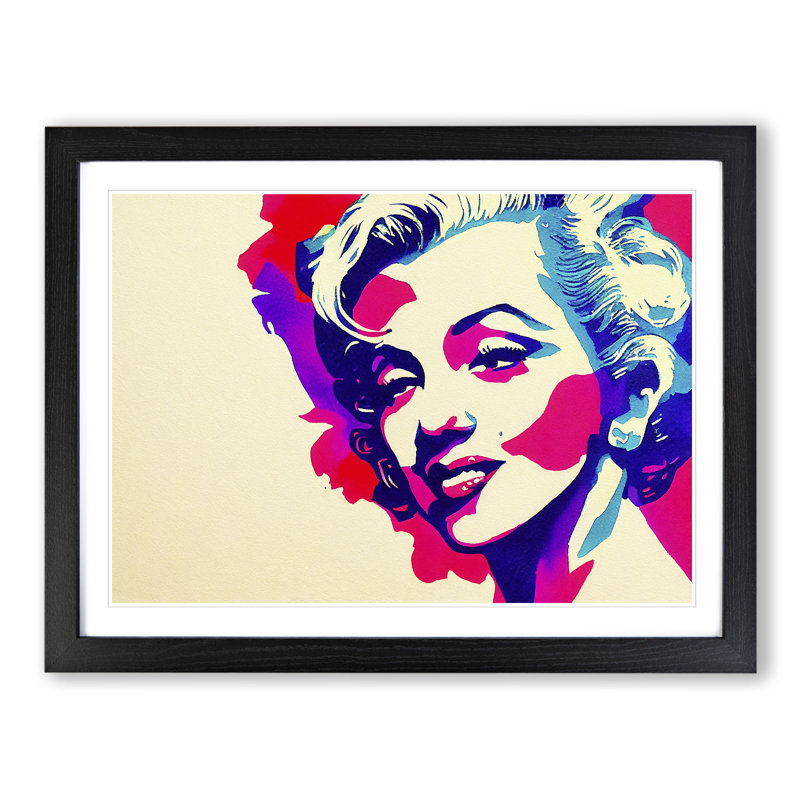 Pop Woman - Framed Print