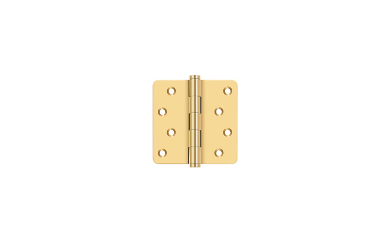 Steel Hinge, PVD Polished Brass