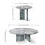 ensemble de tables basses en marbre naturel-112658509