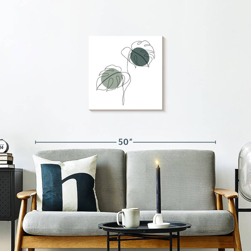 Harnek Minimalist Monstera, H 20 po x l 20 po