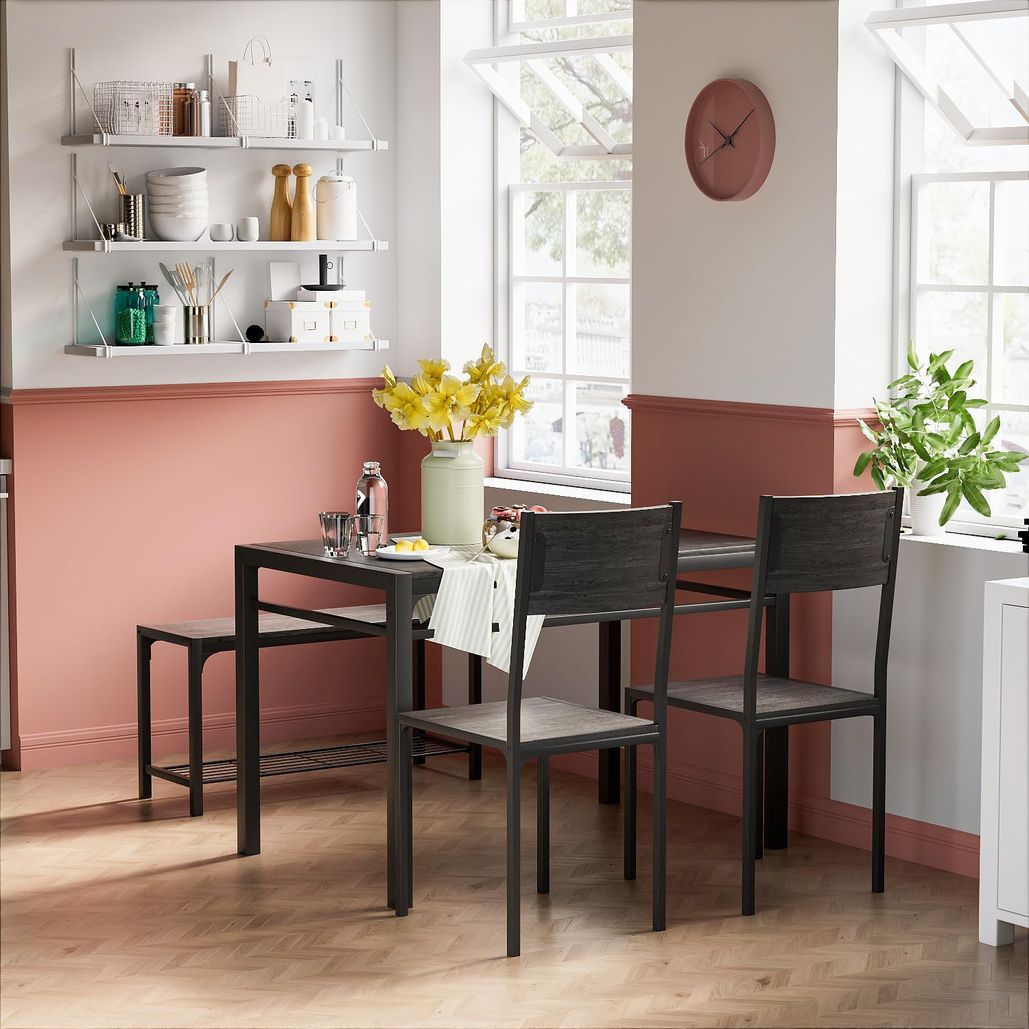 17 Stories 4 Piece Dining Sets For Small Space Wayfair