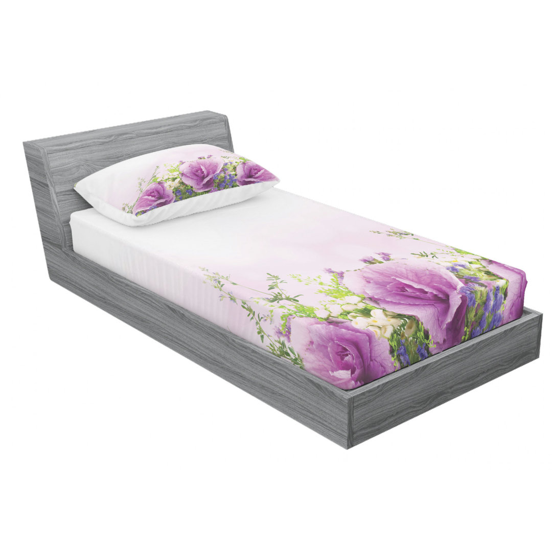 Flower Sheet Set Ambesonne