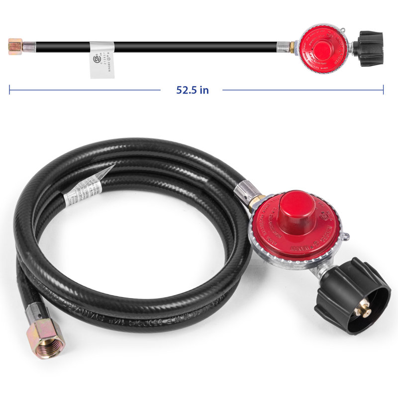 Tuyau de propane 5 psi avec régulateur Qcc1 Type tuyau de propane 4 pi