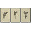 Antique Saddle II, ensemble de 3 toiles encadrées sur toile-97759557-97759559