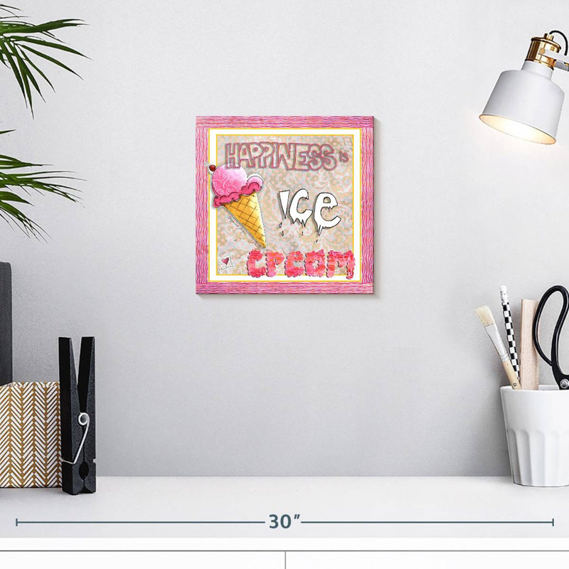 Yarlin My Happiness Is Ice Cream, H 10 po x l 10 po