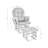 Cleo Wooden Glider and Ottoman-98415162-98415161